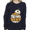 Star Wars Womens/Ladies May The Force BB8 Sweatshirt