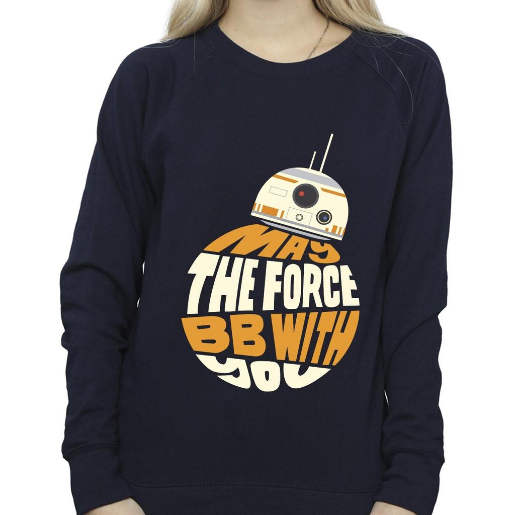 Star Wars Womens/Ladies May The Force BB8 Sweatshirt