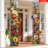 2pcs Banner Easter Polyester Porch Decoration