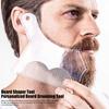 4Pcs/Set Men Beard Shaper Comb Tool Beard Lineup Guide Professional Facial Hair Goatee Whisker Styling Trimming Edging Shaping Template Stencil