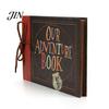 Rustic Paper Memory Album DIY Photo Album, Scrapbook Hardcover Book for Retro Loose Page Travel Journal Weddings Anniversaries Baby Family Travel, Art