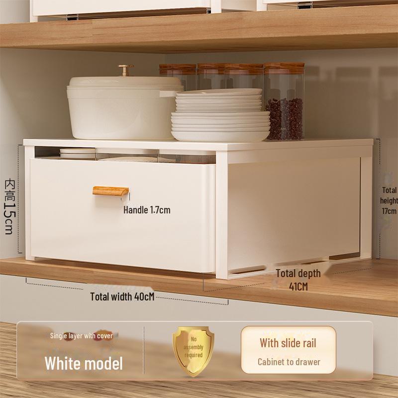 Стойка для шкафа с ящиками: Выдвижная корзина для специй и мисок