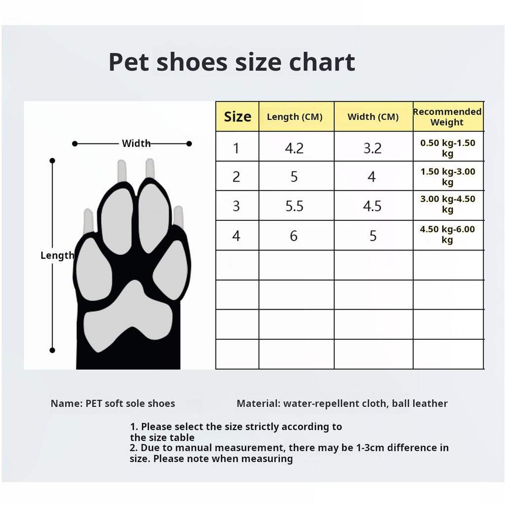 Обувь для питомцев Водонепроницаемая Оксфордские Ботинки для питомцев Обувь Светоотражающая Мягкая 4 шт./компл. Для Кошек Собак Чехол для лап собаки Товары для питомцев Противоскользящие Аксессуары