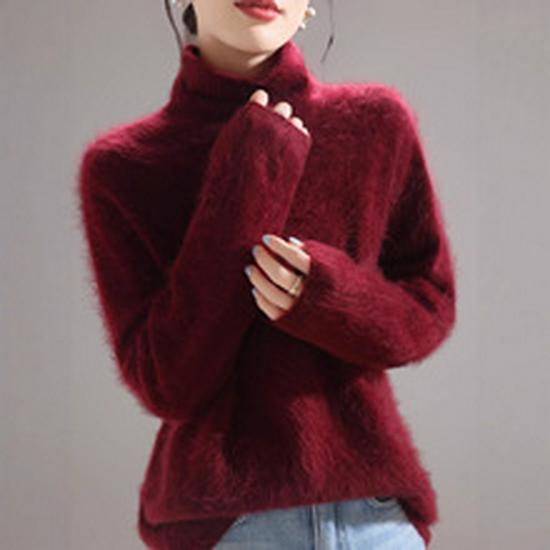 Women's Winter Doll Collar Crochet Knitwear: Stylish Tassel-Trimmed, Thick, Soft, Skin-Friendly Sweater