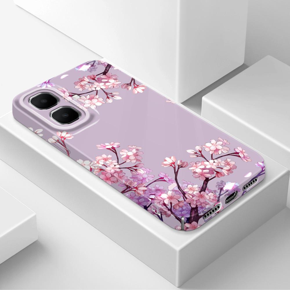Чехол для телефона с цветочным узором-рябью для Infinix Smart 10 Plus 9 8 7 6 Пленочная твердая крышка
