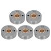 5PCS Wire Feeder Wheel Bearing Steel Double Drive Welding Wire Guide Rollers 0.8?1.0mm Groove