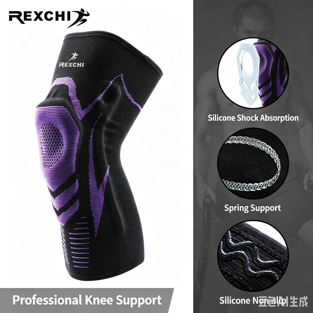 Outdoor Sports Knee Pads for Running Motorcycle Cycling Mountaineering Skating Dance Fitness Anti‑Collision Knee Sleeve