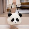 Fashion Japanese Cute Plush Panda Crossbody Bag In Winter Popular New Shoulder Bag Korean Version Ins Women's Bag Animal