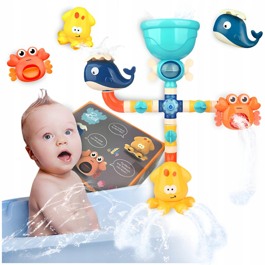 Bath Toy for Shower Water Bathtub Waterfall Overflow Fountain