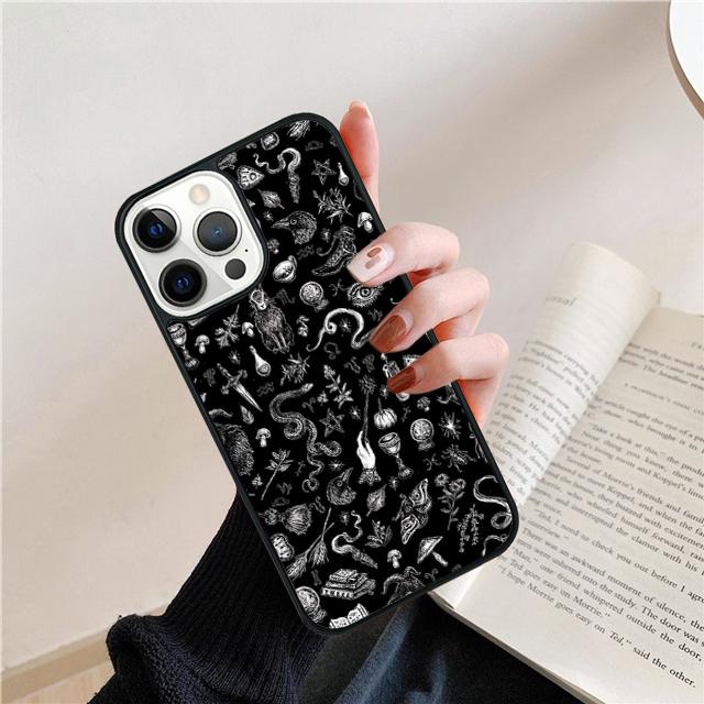 Чехол-ракушка 'Ведьма Колдовство' Для iPhone 17 Air 15 16e 14 13 12 Pro Max 11 Pro Max Plus Чехол для телефона