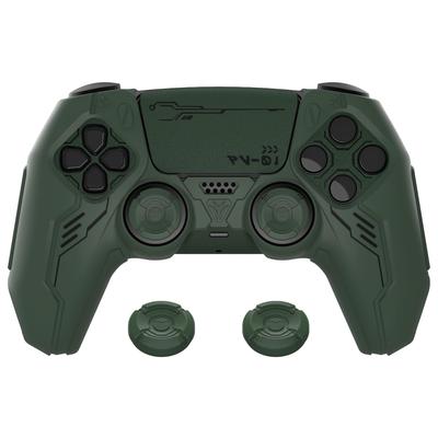 Силиконовый чехол для PlayVital Mecha Edition PS5 улучшенный, совместимый с зарядным колпачком и наклейкой, в комплекте контроллер, ударопрочный, нескользящий