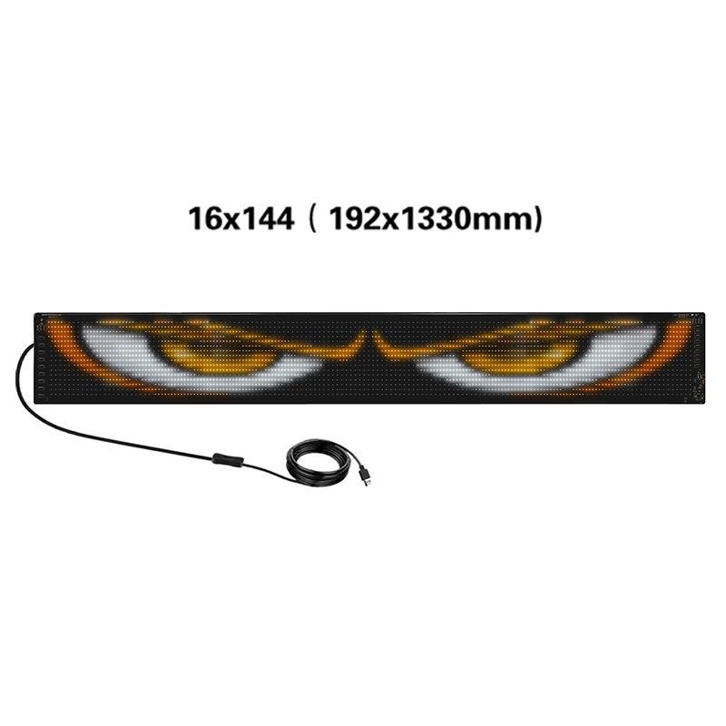 Waterproof Bluetooth LED Display Screen: Interactive Rear Window Expression with Flexible Soft Screen