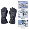 Electric Heated Gloves with Temperature Adjustment Lithium Batteries Gloves for Skiing Hiking Climbing Driving Cold Weather