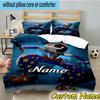 3PCS Custom Name Daycare Star Adventure Heart Bedding Set Including 1pc Duvet Cover And 2pcs Pillowcases for Bedroom, Dormitory Gift Home Decor