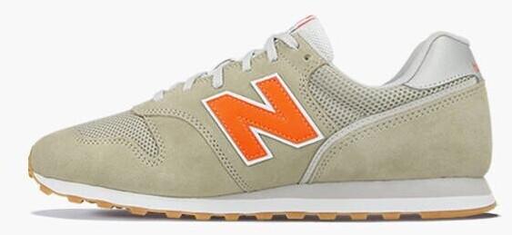 New Balance 373v2 Sneakers Grey Oak with Orange
