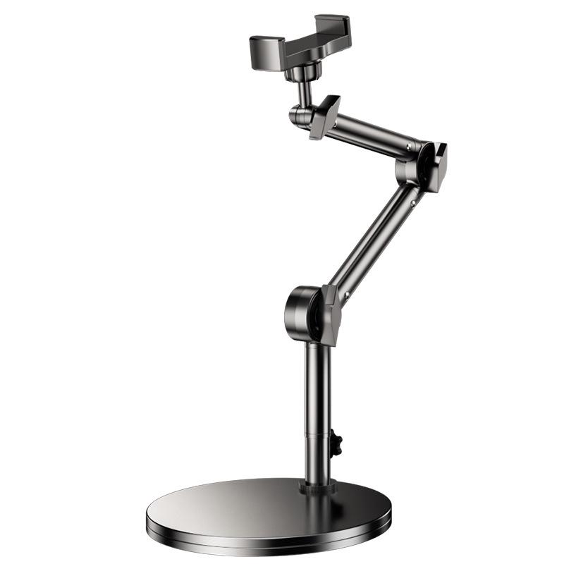 Adjustable Multi-Functional Boom Arm Stand for Phones & Tablets - Ideal for Desktop Video Recording and Live Broadcast