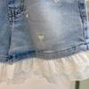 Mamimaka 2026 Summer New Product Girls' Fashion Denim Shorts