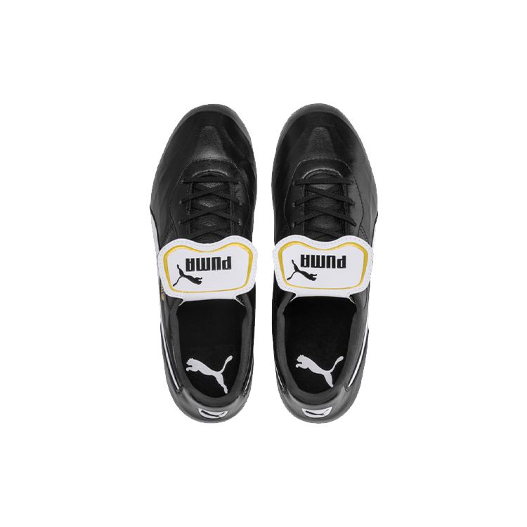 Puma King Top FG Черные Мужские Кроссовки Белые 105607-01