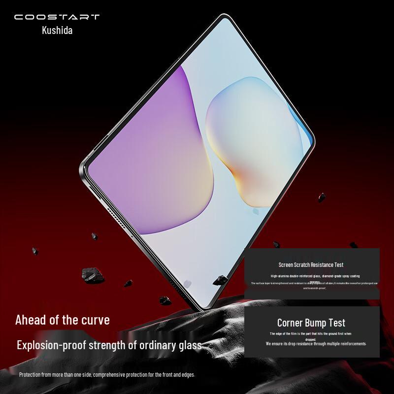 Huawei MatePad Tempered Glass Screen Protector with Dust-Free Applicator