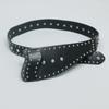 Y2K Rivet Waistband Harajuku PU Leather Belt Streetwear Wide Waistband  Clothing Accessories