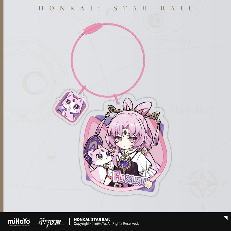 Sunsyea Honkai Star Rail Официальный мерч miHoYo Оригинальный Аутентичный XBDMM Серия 2 Акриловый стенд Значок Брелок Дань Хэн Аргенти