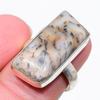 Dendrite Opal Gemstone 925 Sterling Silver Jewelry Ring Size 7.5 G4D71