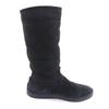 Great CHANEL boots black Mouton Women 38 G26557 Used