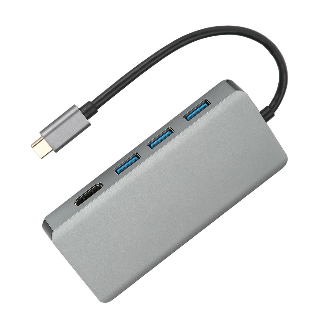 Концентратор-адаптер TypeC - HDMI-кабель VGA-конвертер USB B0504 для домашнего офисного монитора
