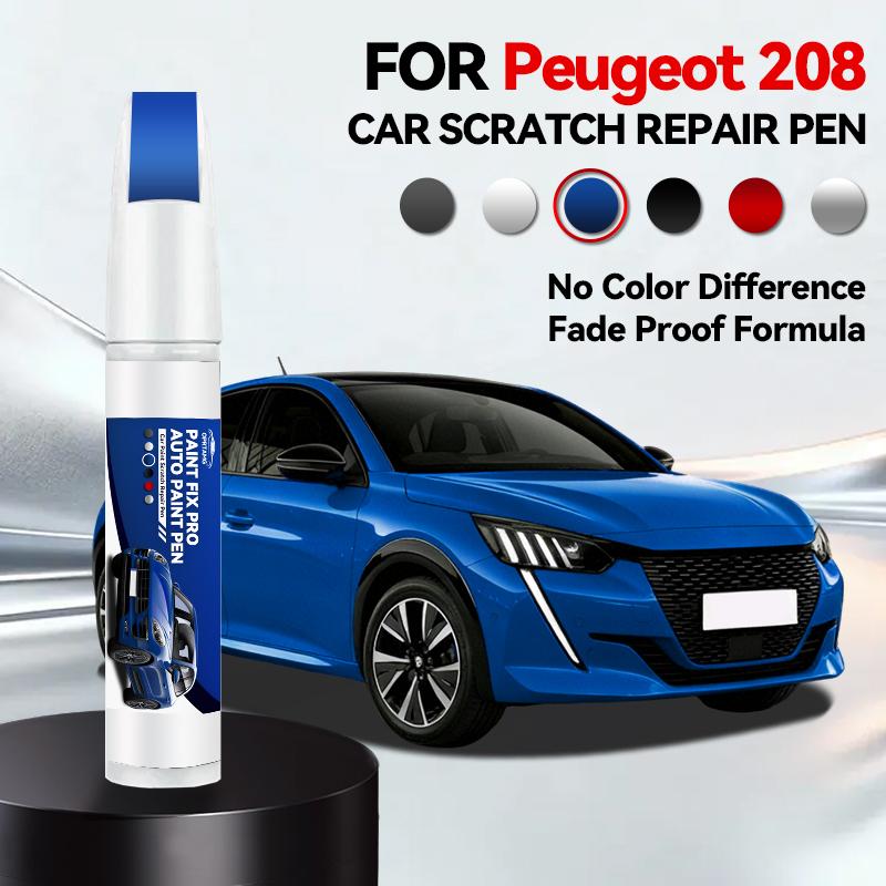 Для Peugeot 208 2012-2025 B21 P21 Карандаш для подкраски царапин Удаление царапин DIY Автоаксессуары Черный Белый Синий Серый Желтый