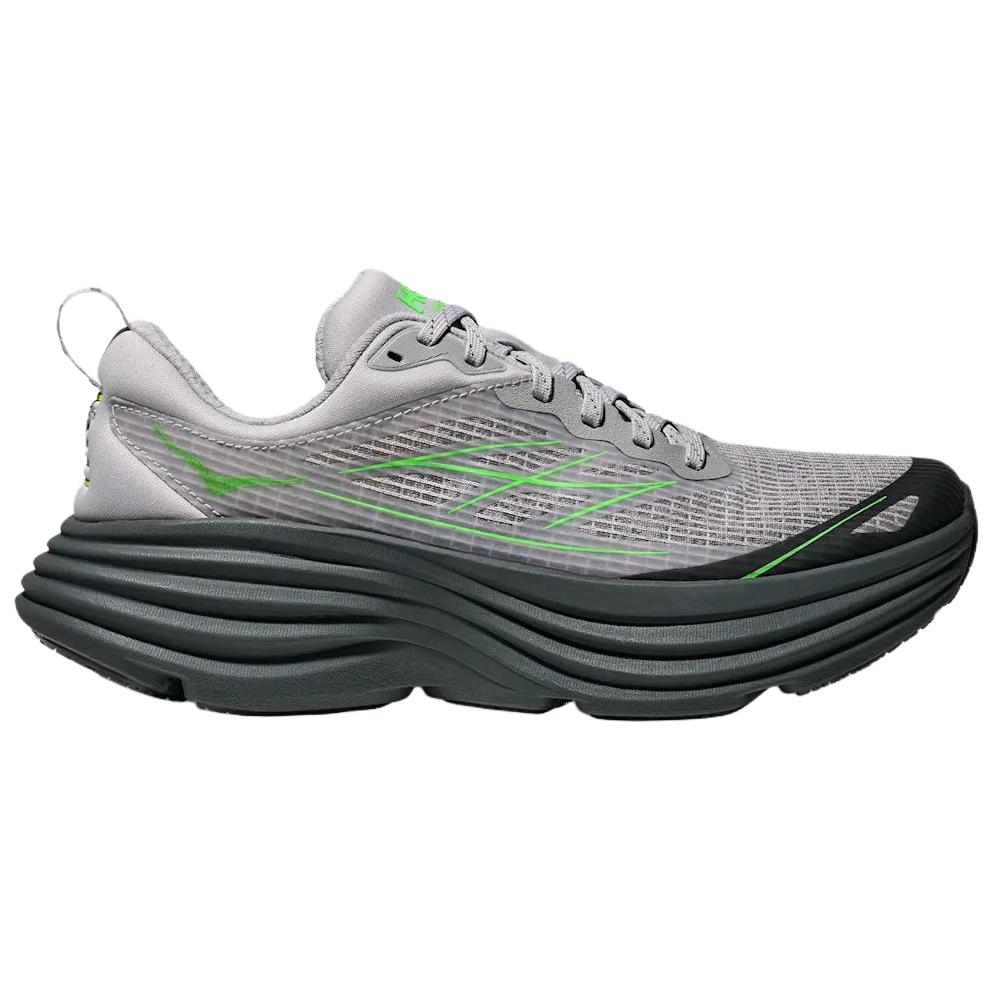 Hoka One One Bondi 8 Stealth Tech Caged Повседневная беговая обувь Унисекс Обувь Серая 1155391-OTRR
