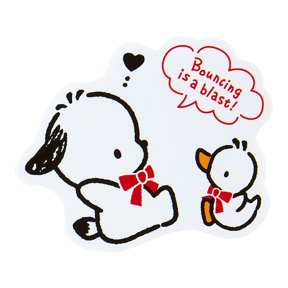 Sanrio Sanrio Pochacco Sticker Set 35th Anniversary Red Ribbon Design Seal Pochacco Pochacco Stationery Stationery Sticker 35th Anniversary Birthday
