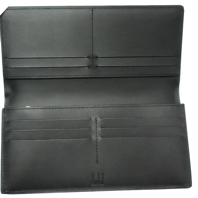 Dunhill Длинный кошелек для монет Signature 10CC Coat Wallet DU21R2100LT001 Черный [Dunhill] Кошелек/На молнии Коллекция Signature [Товар]