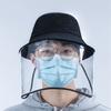 Прозрачная шляпа-щиток для лица, защита от брызг и пыли, защита от слюны