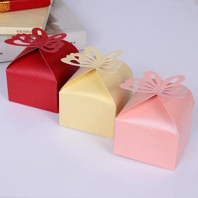 Очаровательные свадебные подарочные коробки DIY украшения для вечеринки коробка для конфет упаковочная коробка бабочка детский душ 10 шт