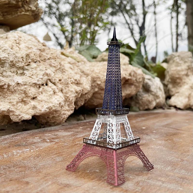 Eiffel Tower Stainless Steel 3D DIY Glue-Free Model Puzzle Toy