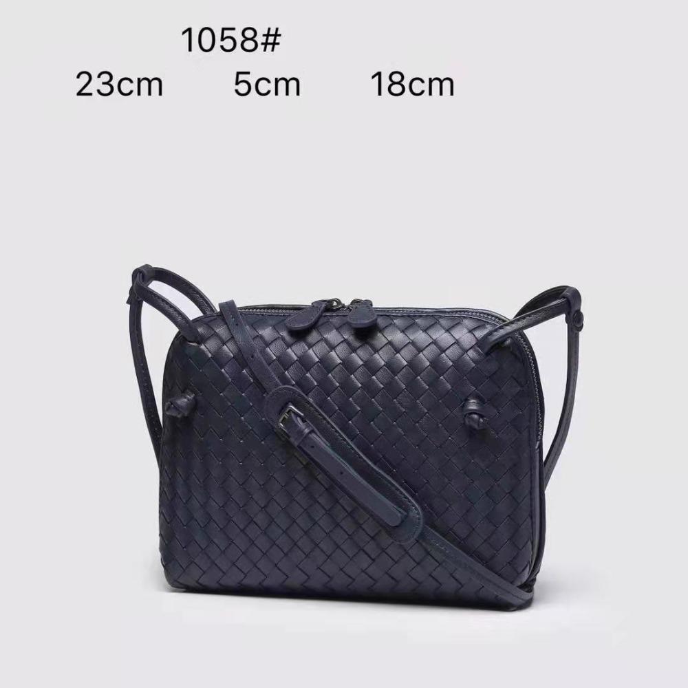 Горячая натуральная кожаная ручная плетеная сумка через плечо повседневная сумка через плечо модная и универсальная сумка-ракушка женская трендовая сумка