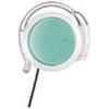 JVC Kenwood HP-AL202-WG Closed-Back On-Ear Headphones Ear Hook White Green