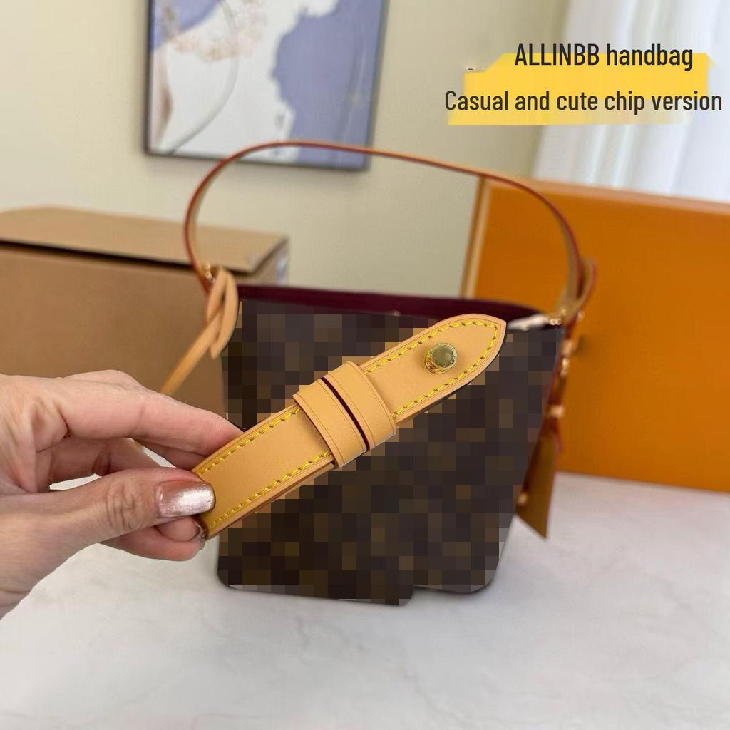 Allinbb 2025 Ретро Сумка с Цветочным Принтом - Универсальная Сумка на Одно Плечо для Женщин