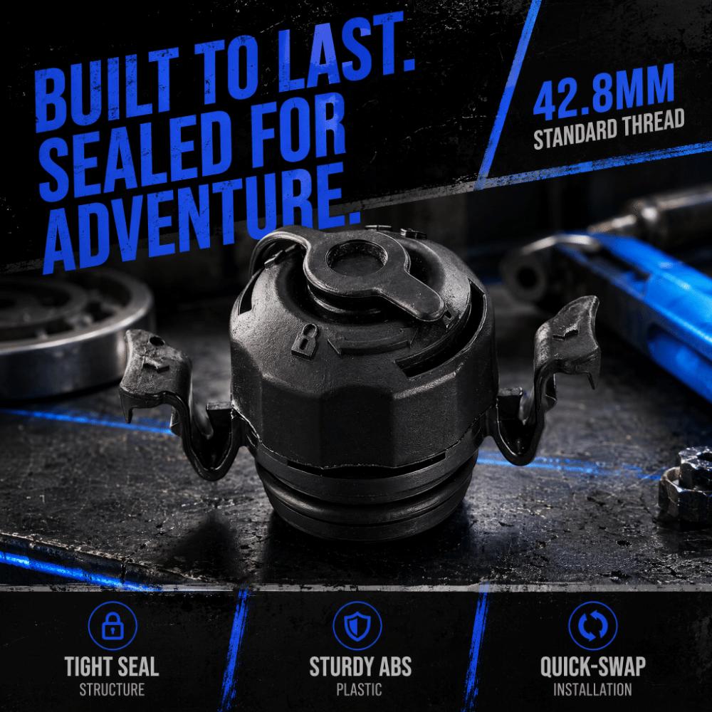 4.28 cm Air Mattress Valve Black 3 in 1 Air Valve Valve Cap Secure Seal Cap Inflatable Airbed