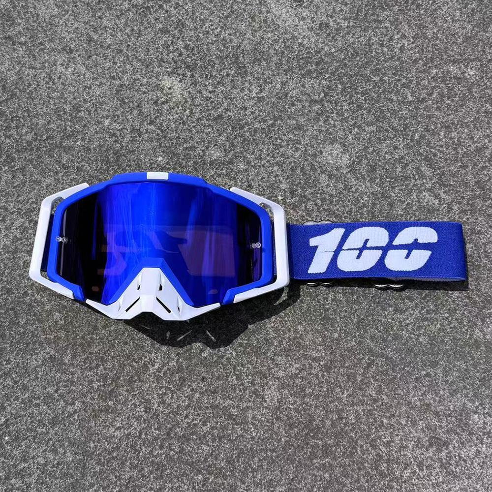 100 очков для мотокросса, солнцезащитные очки для мотоциклистов, мужские очки для горного велосипеда, квадроцикла, ветрозащитная защита, лыжи, велоспорт, гонки, внедорожные очки