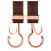 E.x.p.japon Крючок для коляски PKG - Коричневая синтетическая кожа Вращающийся на 360 градусов двойной крючок для коляски (Прибл.) В11.5см х Ш3см х Г6см (Упаковка из 2 шт.) e-bgh11pg