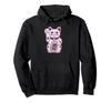 Lucky Cat Cute Maneki Neko Vintage Style Hoodie