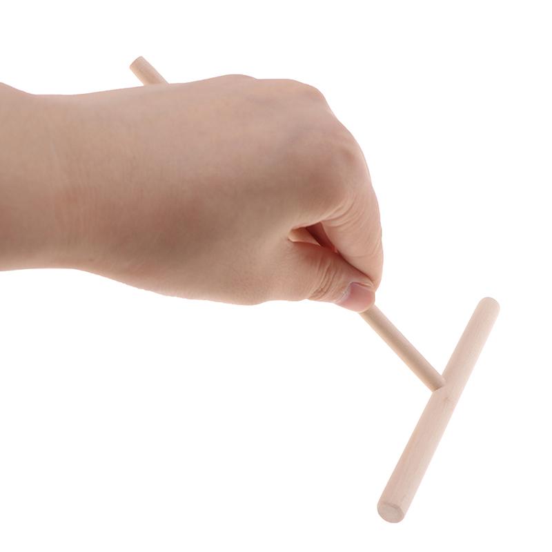 2 шт. Т-образная деревянная лопатка для круглого теста для блинов и блинов Кухонные принадлежности