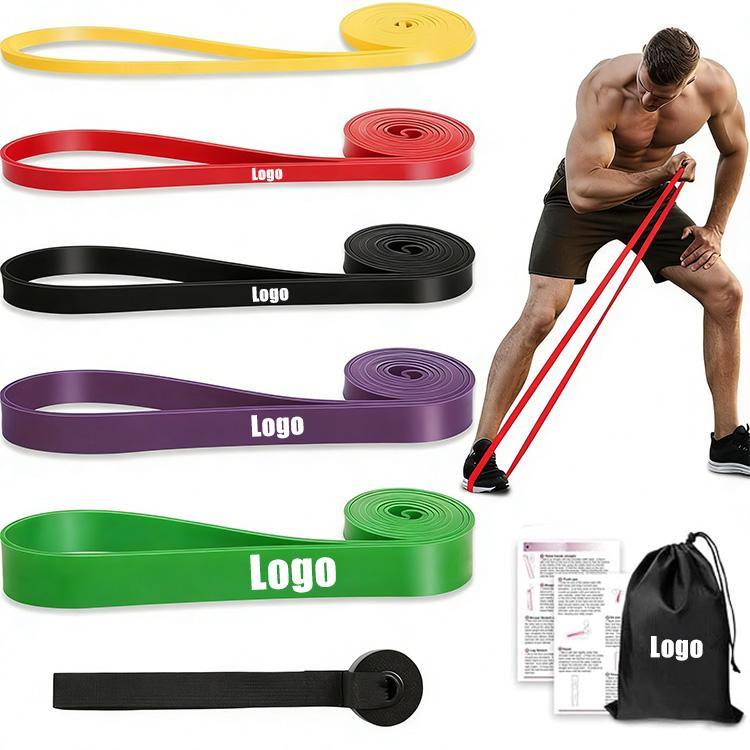 Factory Price Custom Logo Long Heavy Duty Pull up Bands Latex Resistance Exercise Bands for Gym & Home Workout