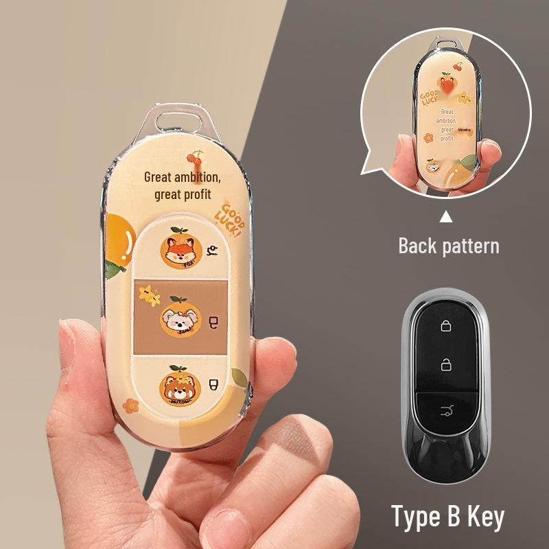 Чехол для ключа Leapmotor C11/T03: Защитный чехол из ТПУ для моделей C10/C16/C0