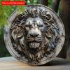 2d Flat 20*20cm, Lion Themed Woodn Sign, Perfect for Office Decor and Gifts, Spring Collection, Wall Art Home Decor, for Home, Kitchen, Bedroom, Bar.