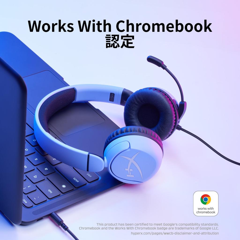 HYPERX Игровая гарнитура Cloud Mini, проводная, откидная, с отключенным микрофоном, защитой звука, вращающимися амбушюрами, лавандового цвета 7G8F5AA