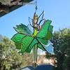 Acrylic Dancing Girl Hanging Decoration 2D Flat Stained Glass Dancer Indoor Outdoor Garden Yard Hanging Ornament