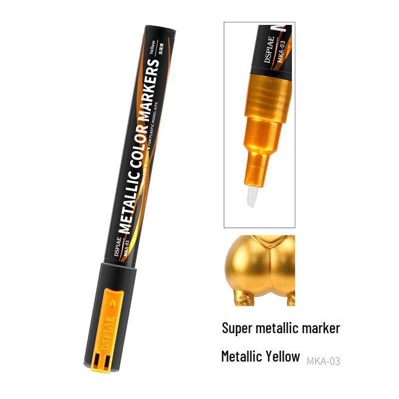 Super Metallic Markers MKA01-12 for Model and Mecha Figure Touch-up
