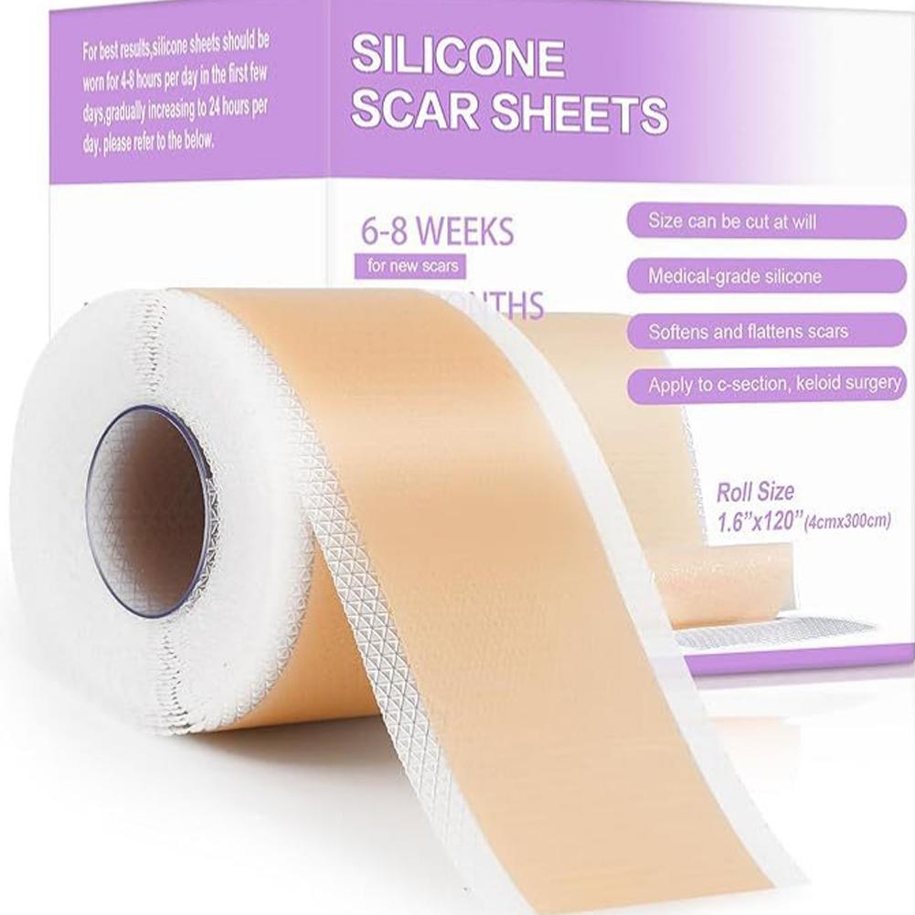 Силиконовый пластырь для шрамов, силиконовая лента для шрамов, рулон, пластырь для шрамов, пластырь для лечения акне и ожогов, пластырь для ухода за кожей Re C9M4